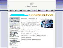 Tablet Screenshot of construtubos.cl